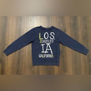 Unisex H&M Conscious Collection Navy Blue Sweatshirt 8-10Y